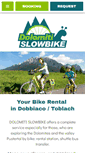 Mobile Screenshot of dolomitislowbike.com